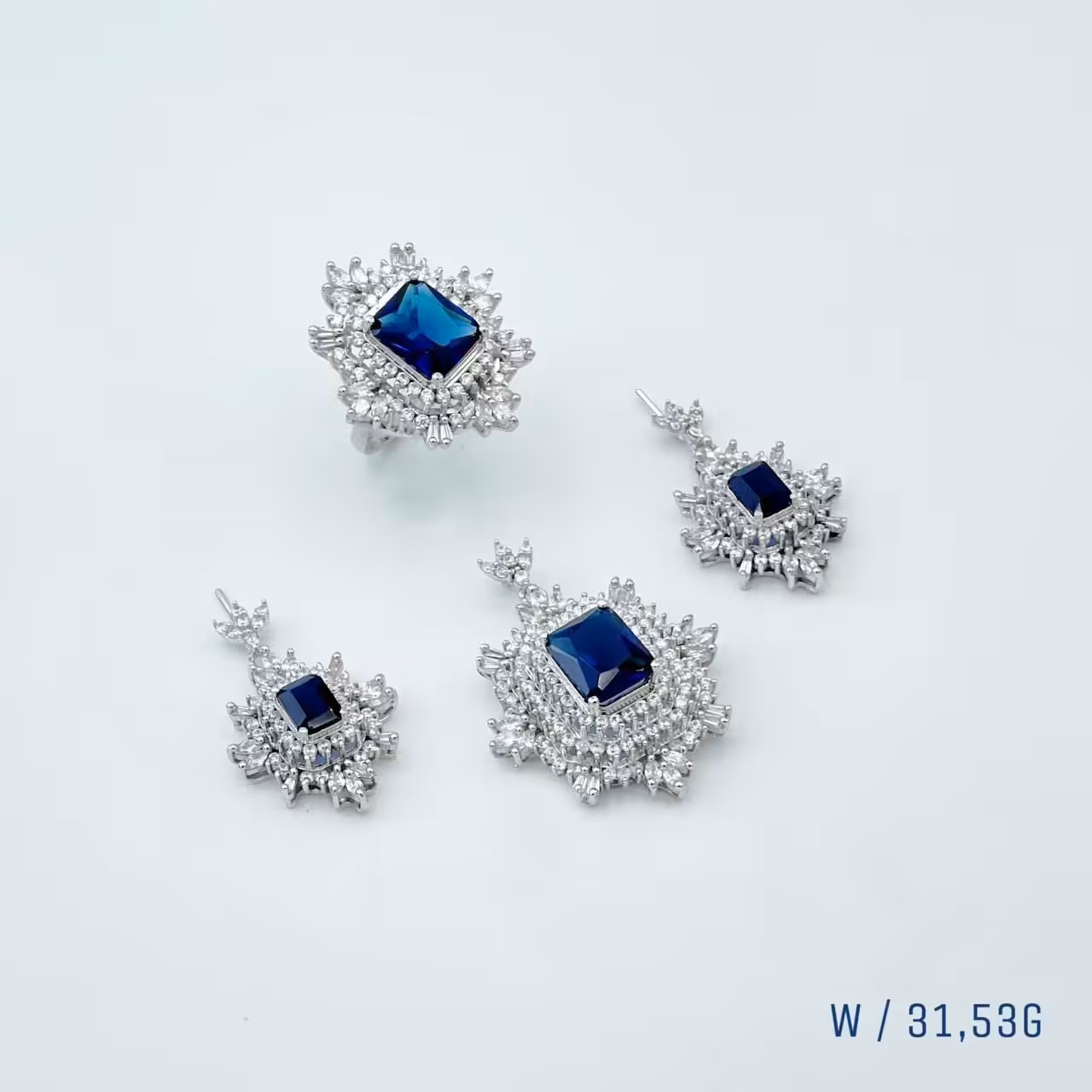 سرویس نقره آبکاری طلا 10