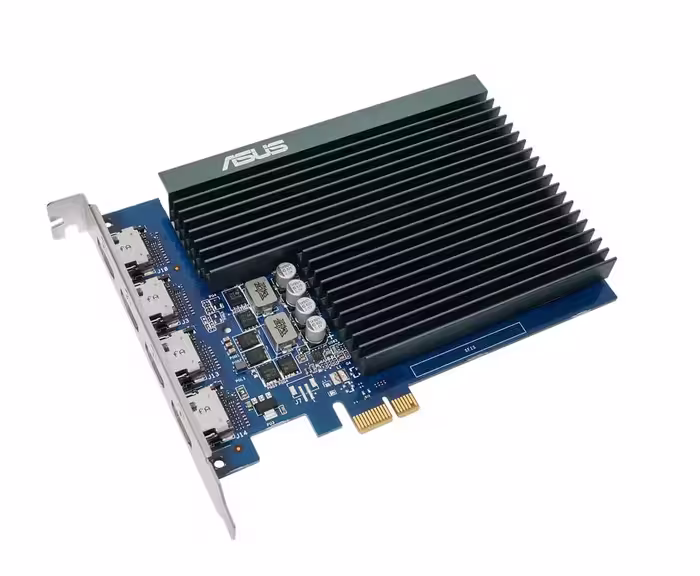 کارت گرافیک اسوس مدل GT 730 2GB GDDR5 HDMI*4 SilentASUS GT730 4H SL 2G