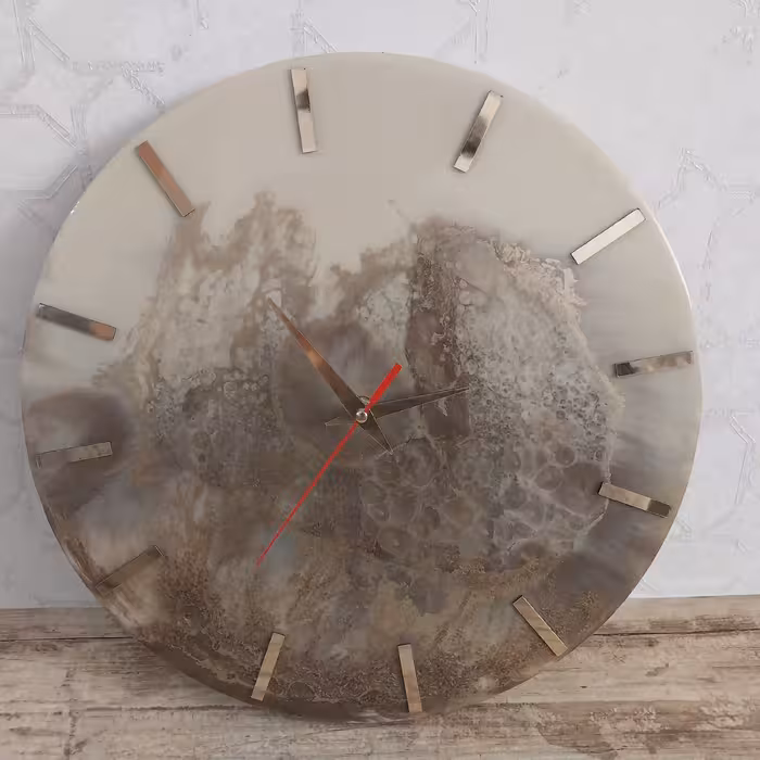 ساعت لوکس  رزینی کار دست دستساز