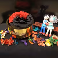 باکس موزیکال  طلایی رز جاودان مدل کوکی