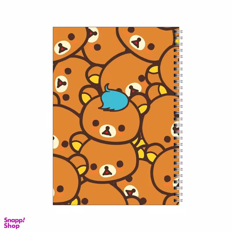 دفتر مشق 80 برگ بامبیلیپ طرح پترن خرس خرسی کد 2947287