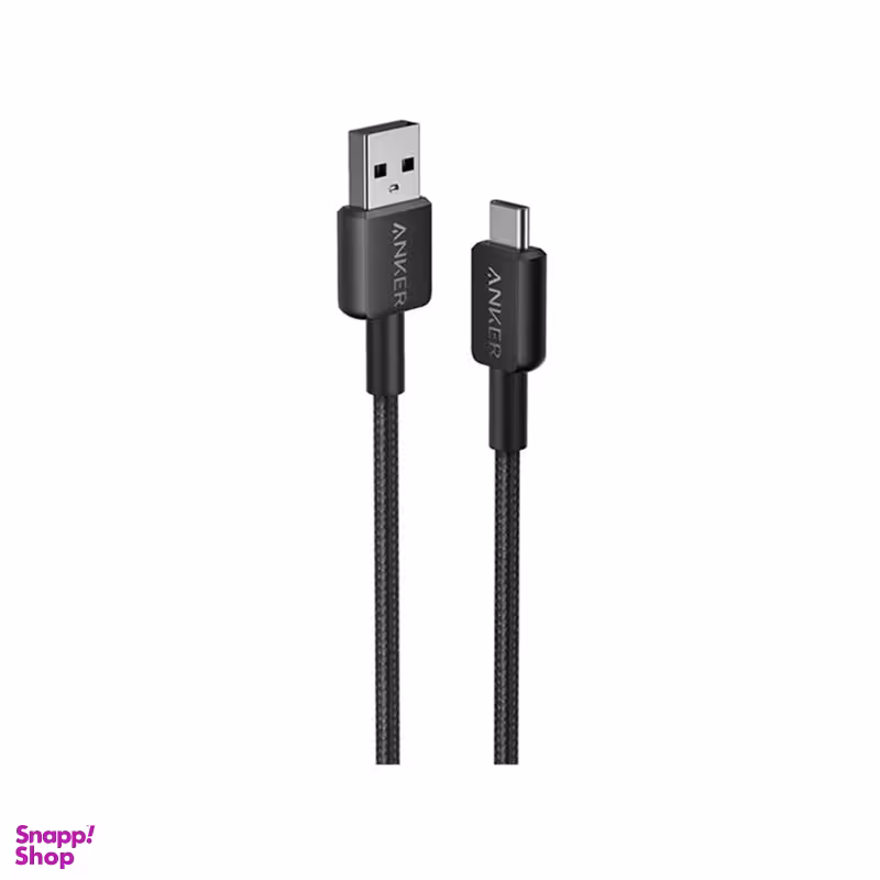کابل دیتا USB به Type-C انکر مدل A81H5 322 طول 90 سانتی‌ متر