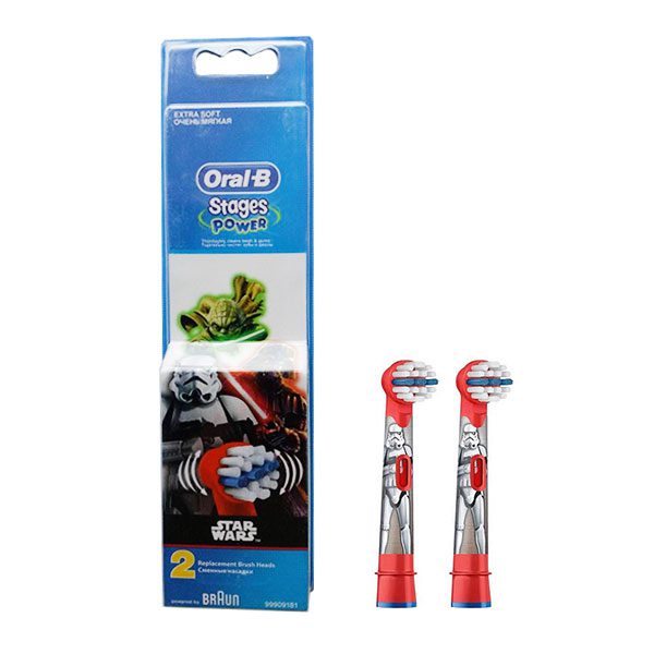 سری مسواک برقی کودک اورال بی 2 عددی ORAL B TOOTHBRUSH HEAD | فروشگاه اینترنتی تاتا کالا