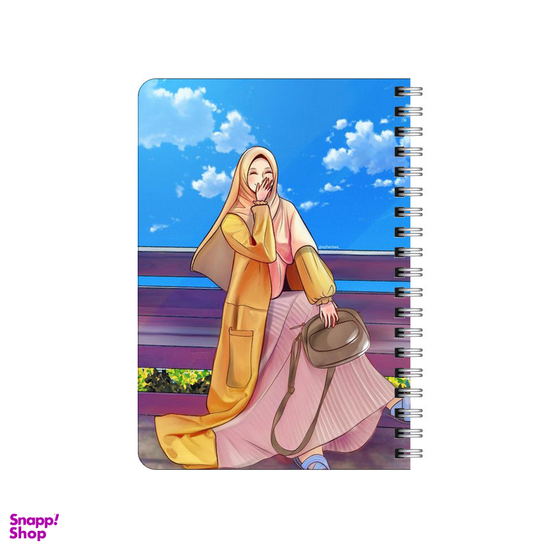 دفترچه یادداشت بامبیلیپ مدل چوبی طرح دختر و استایل کد 6456716