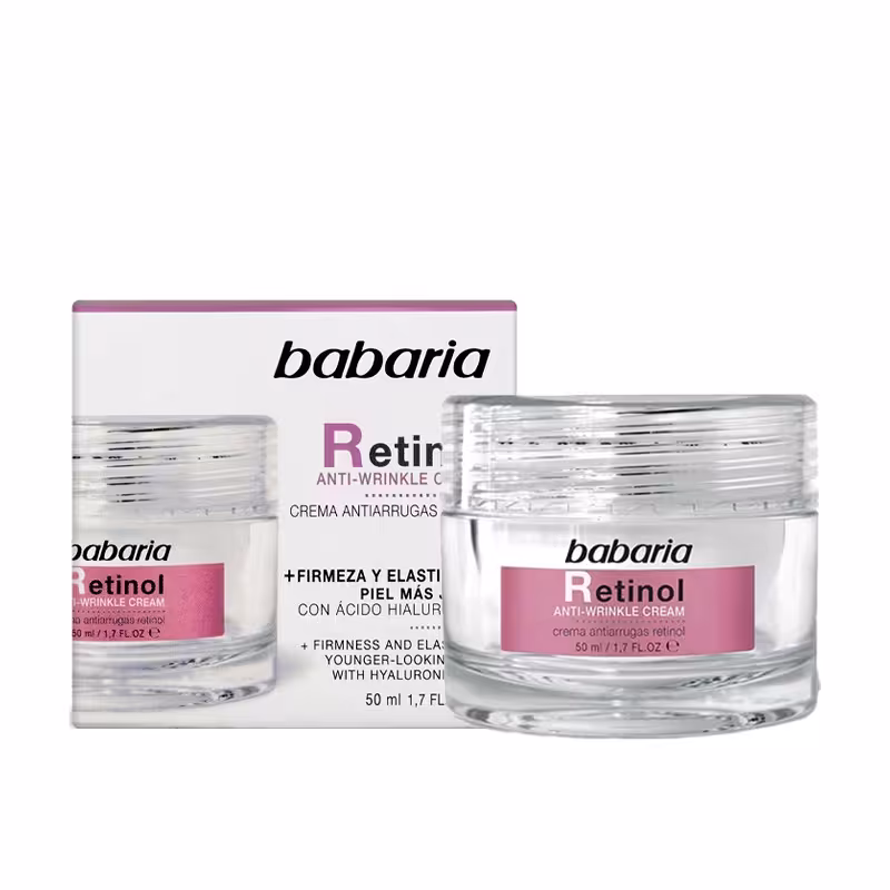 کرم آبرسان صورت مدل Retinol Anti Wrinkle باباریا 50 میل