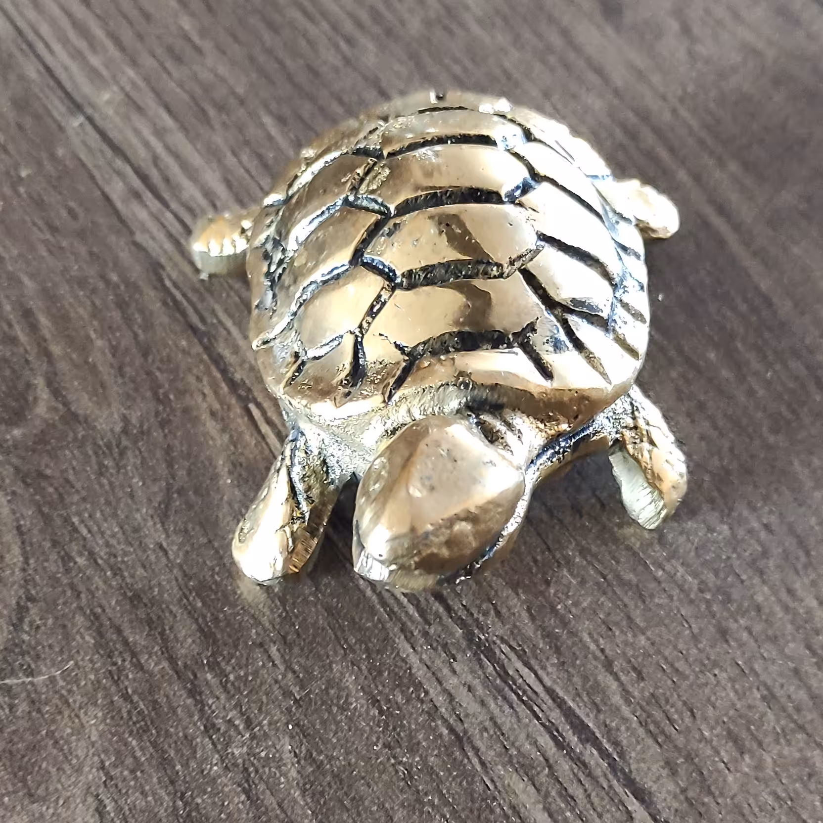 مجسمه لاک پشت جنس برنج 