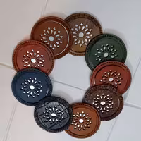 آیینه کیفی چرم طبیعی