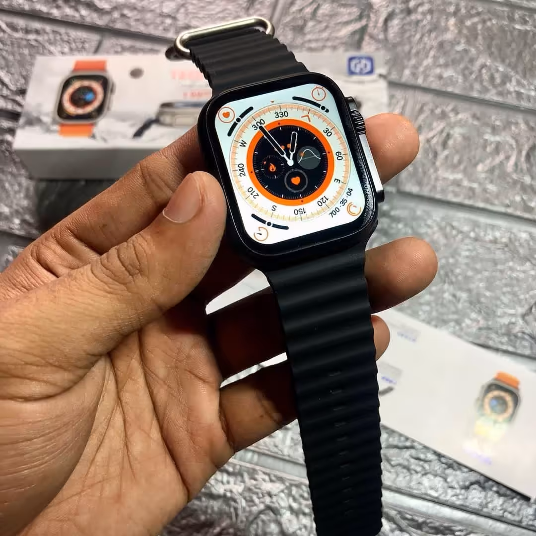 ساعت هوشمند اولترا سری 8 اپل واچ ضد آب اولترا همراه با گارانتی سی روزه اسمارت واچ اورج (پس کرایه)