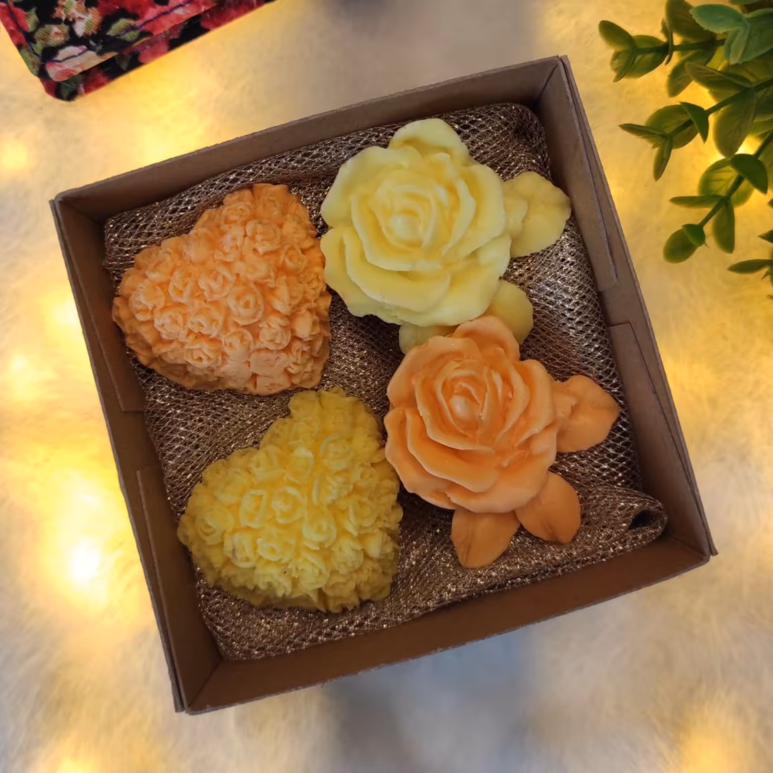 کد 2-صابون قلب و رزسه برگ