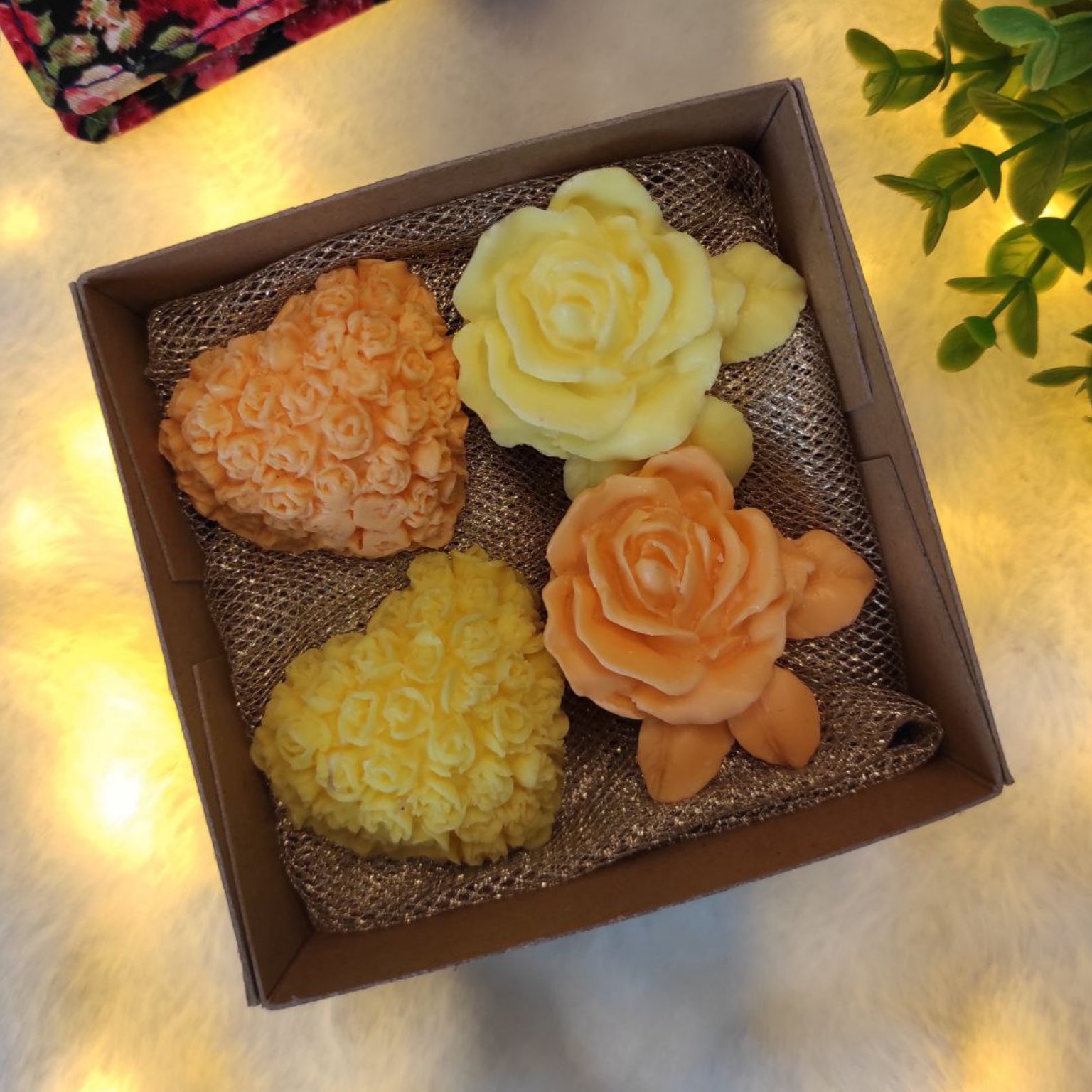 کد 2-صابون قلب و رزسه برگ