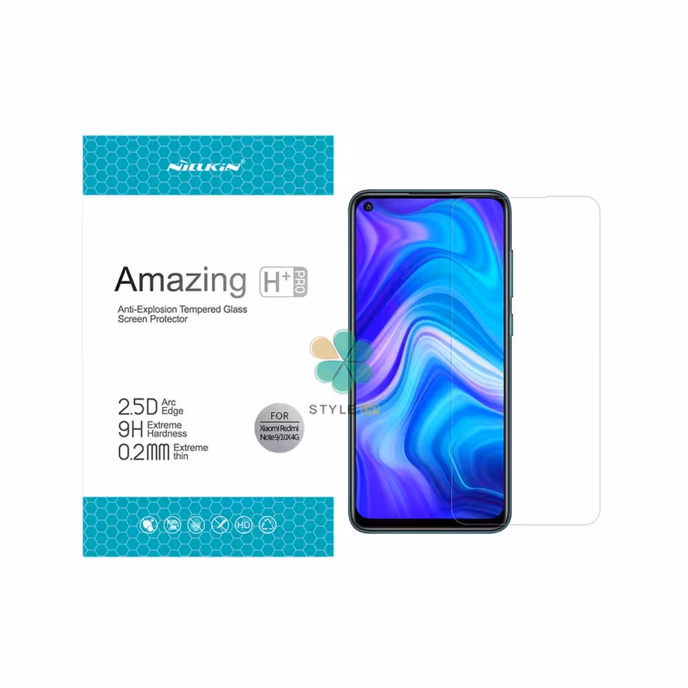 گلس نیلکین گوشی شیائومی Xiaomi Redmi 10X 4G مدل H  Pro