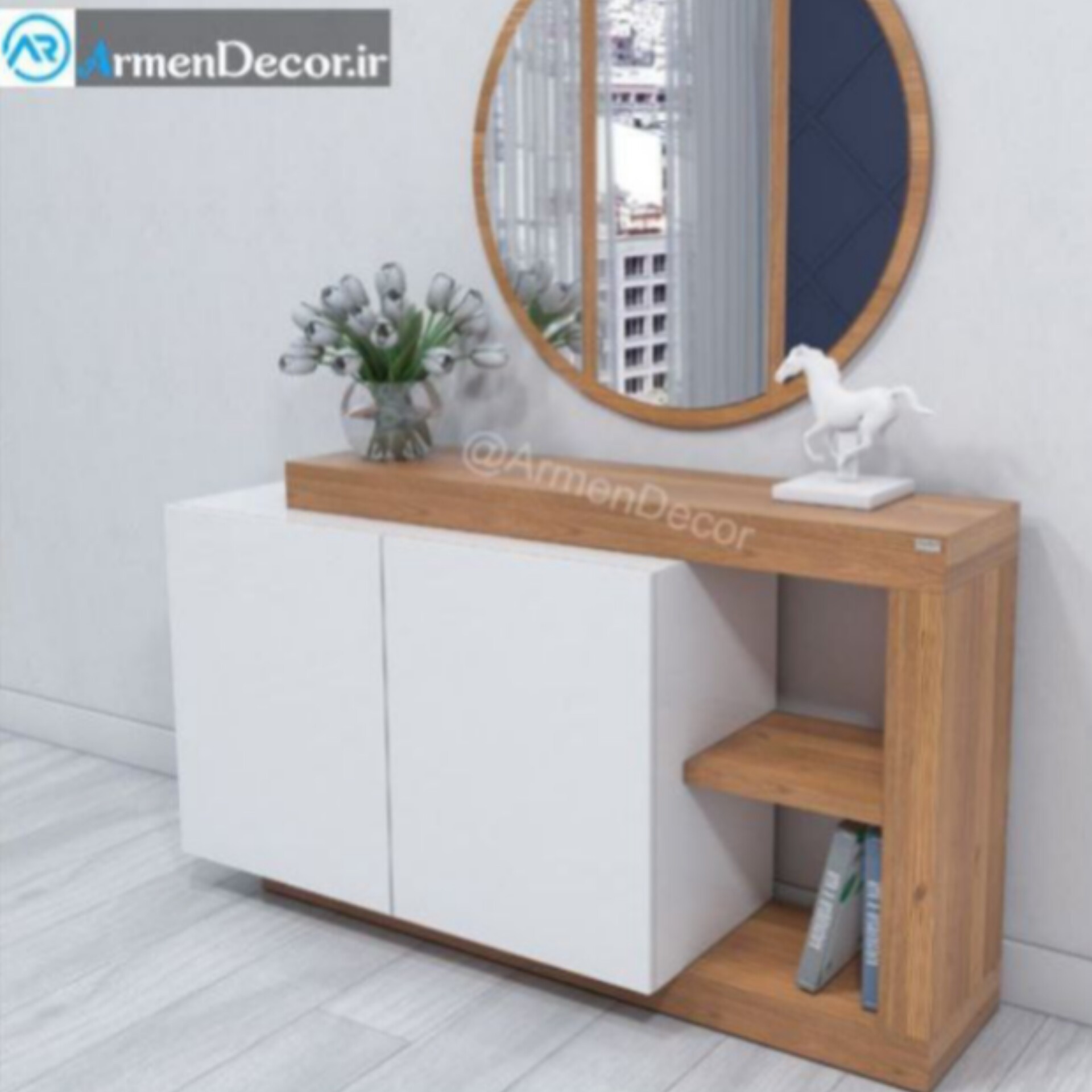 میز آرایشی عروس هزینه  ارسال با پس کرایه باربری به عهده مشتری میباشد 