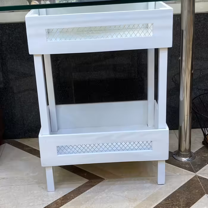 جا پیازی چوب روس در  سه رنگ سفید طوسی و قهوه ای