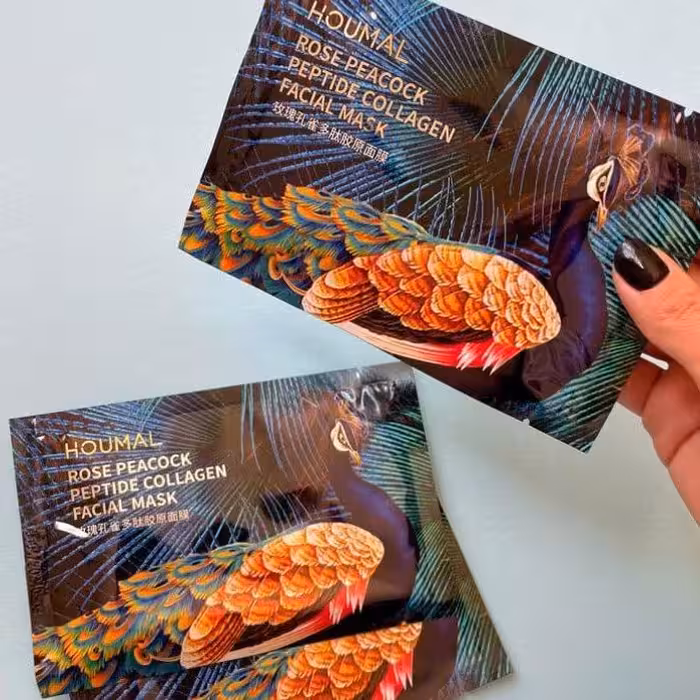 ماسک ورقه ای کلاژن طاووس HOUMAL