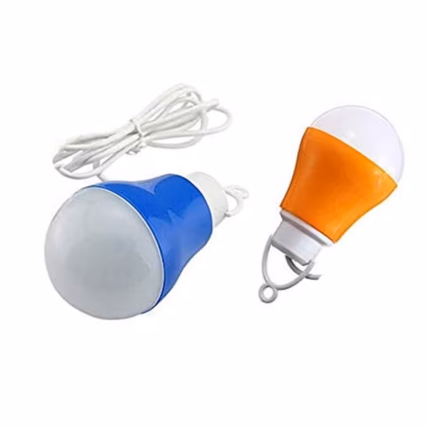 لامپ اضطراری مدل LEd Blub 2in1 با سوکت MicroUSB و USB