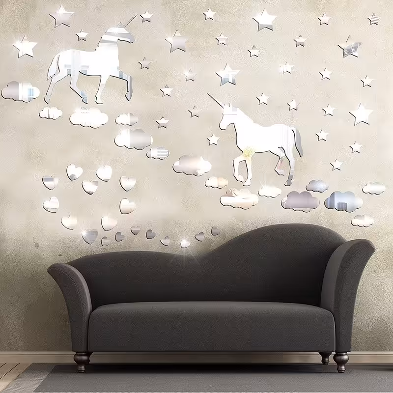 اینه دکوراتیو پدیده پلاس مدل اسب کد 001