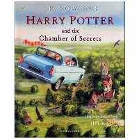 Harry Potter and the Chamber of Secrets Illustrated Edition Book 2 (مصور) چاپ اصلی رنگی گلاسه