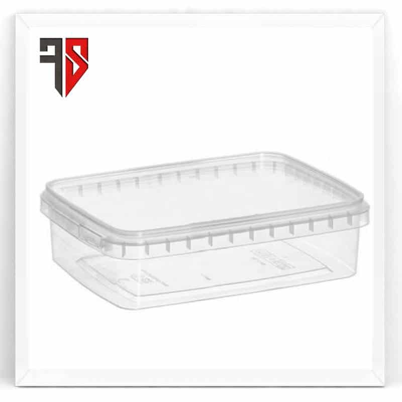 ظرف یکبار مصرف مایکروویوی 400 طب با درب (300عددی) - مرکز فروش ملزومات کافه رستوران فرزان