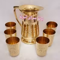 پارچ لیوان برنزی