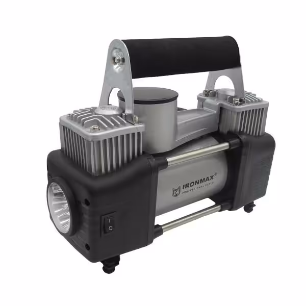 کمپرسور فندکی دو سیلندر آیرون مکس