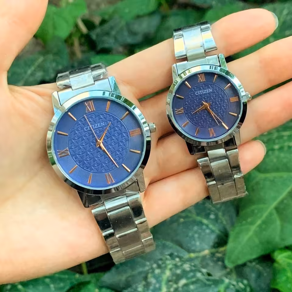 ست ساعت مچی سیتیزنcitizen صفحه سرمه ای