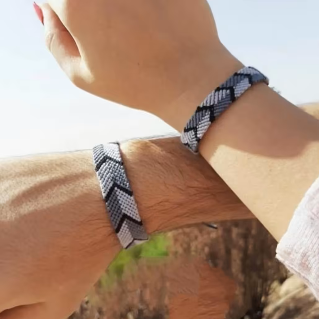 دستبند دوستی طوسی دخترونه و پسرونه