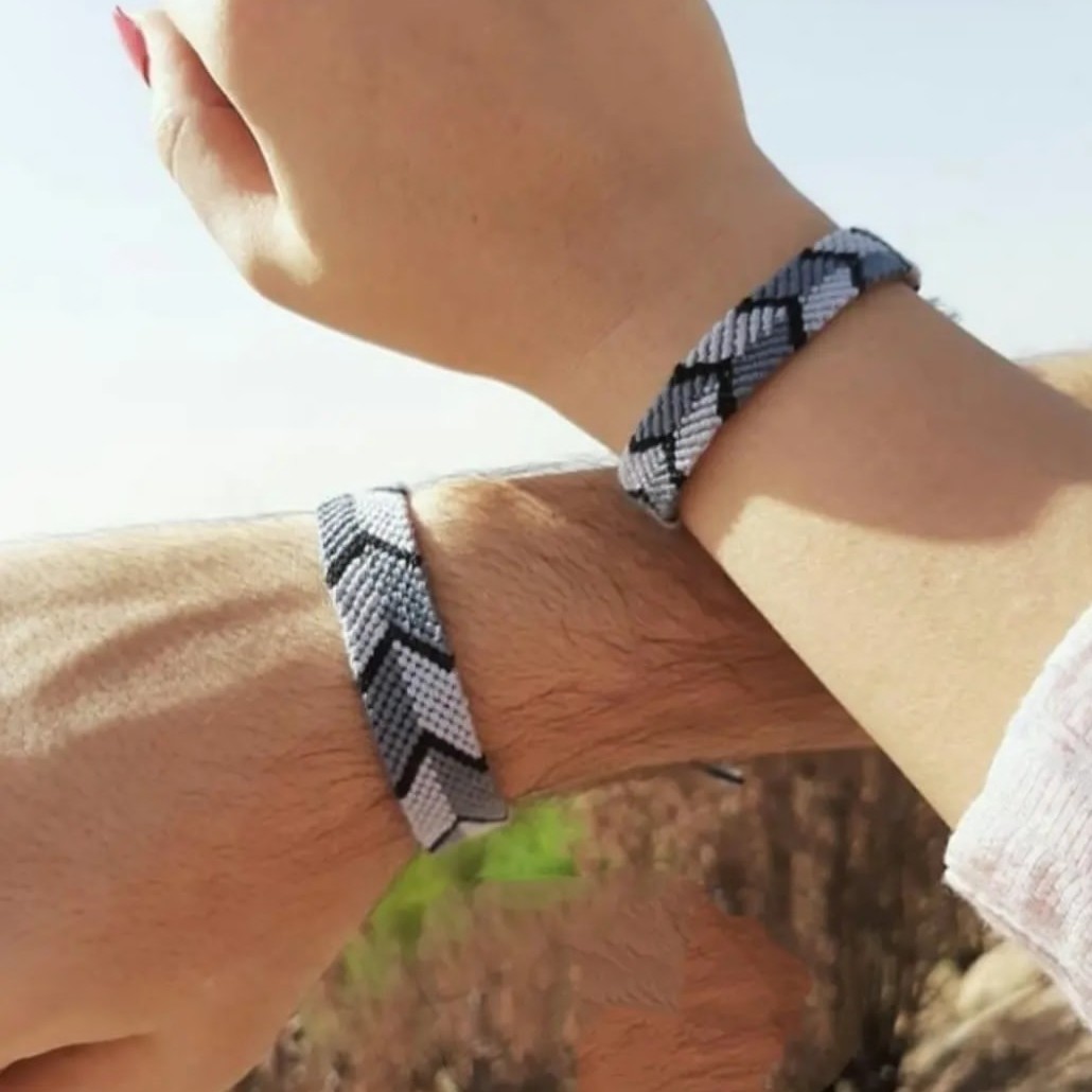 دستبند دوستی طوسی دخترونه و پسرونه