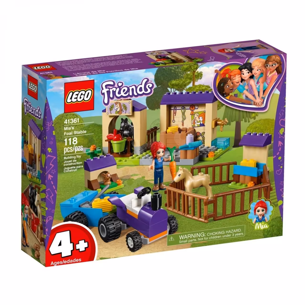 لگو سری Friends مدل 41361 Mia s Foal Stable