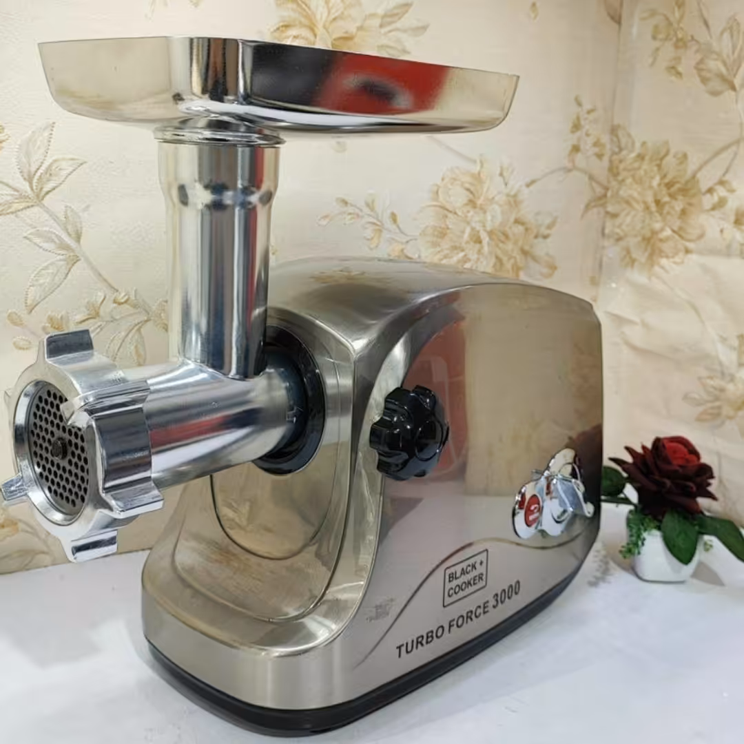 چرخ گوشت بلک کوکر 3000 وات ضمانتی اصلی درجه یک سفارش اروپا مدلBC418MG