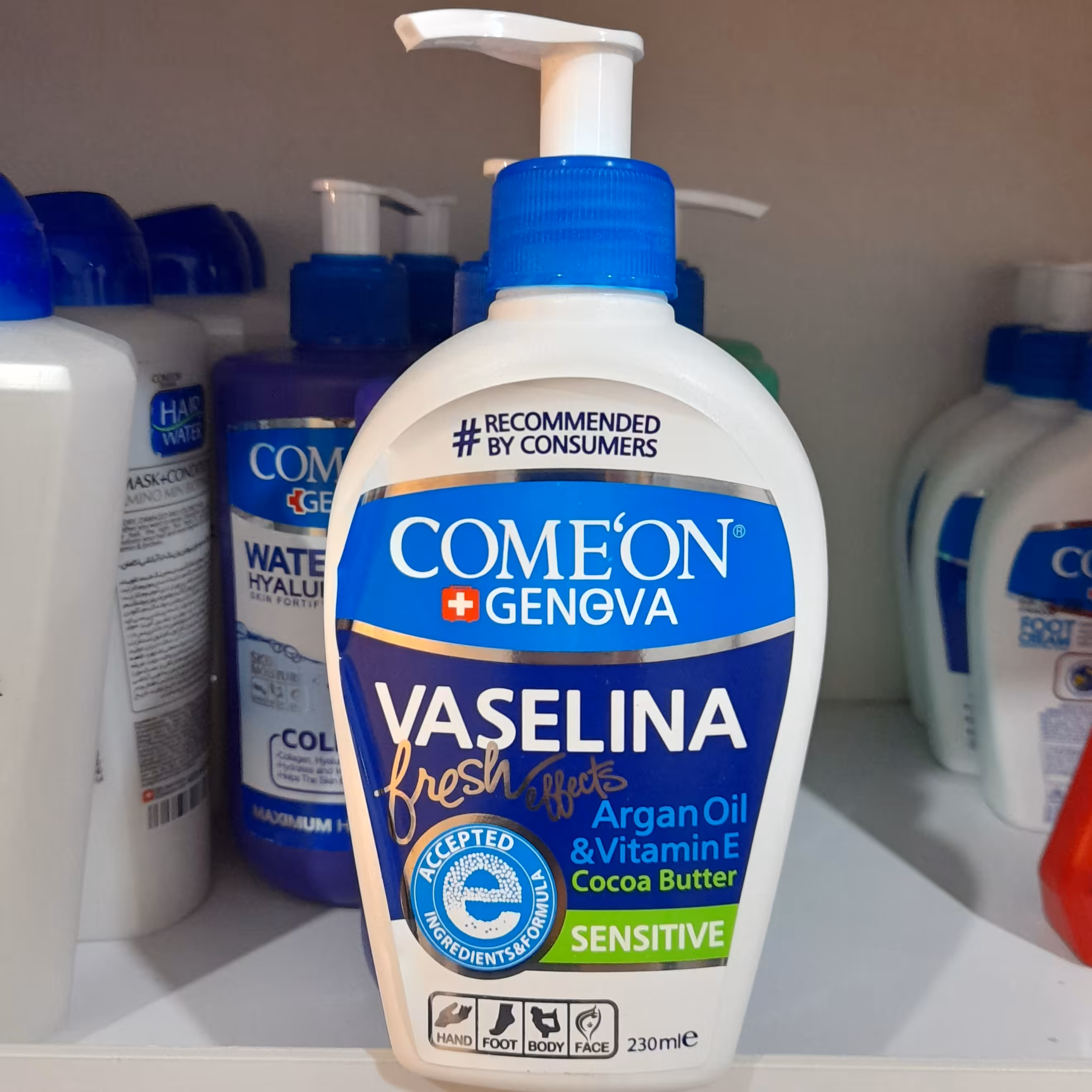 وازلین پمپی کامان 230 میل ضد حساسیت