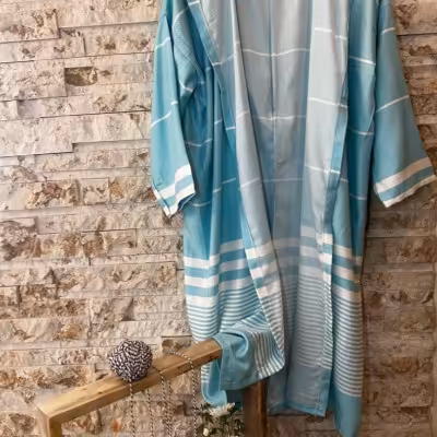 حوله تن پوش کلاه دار نخ ( ویسکوز )