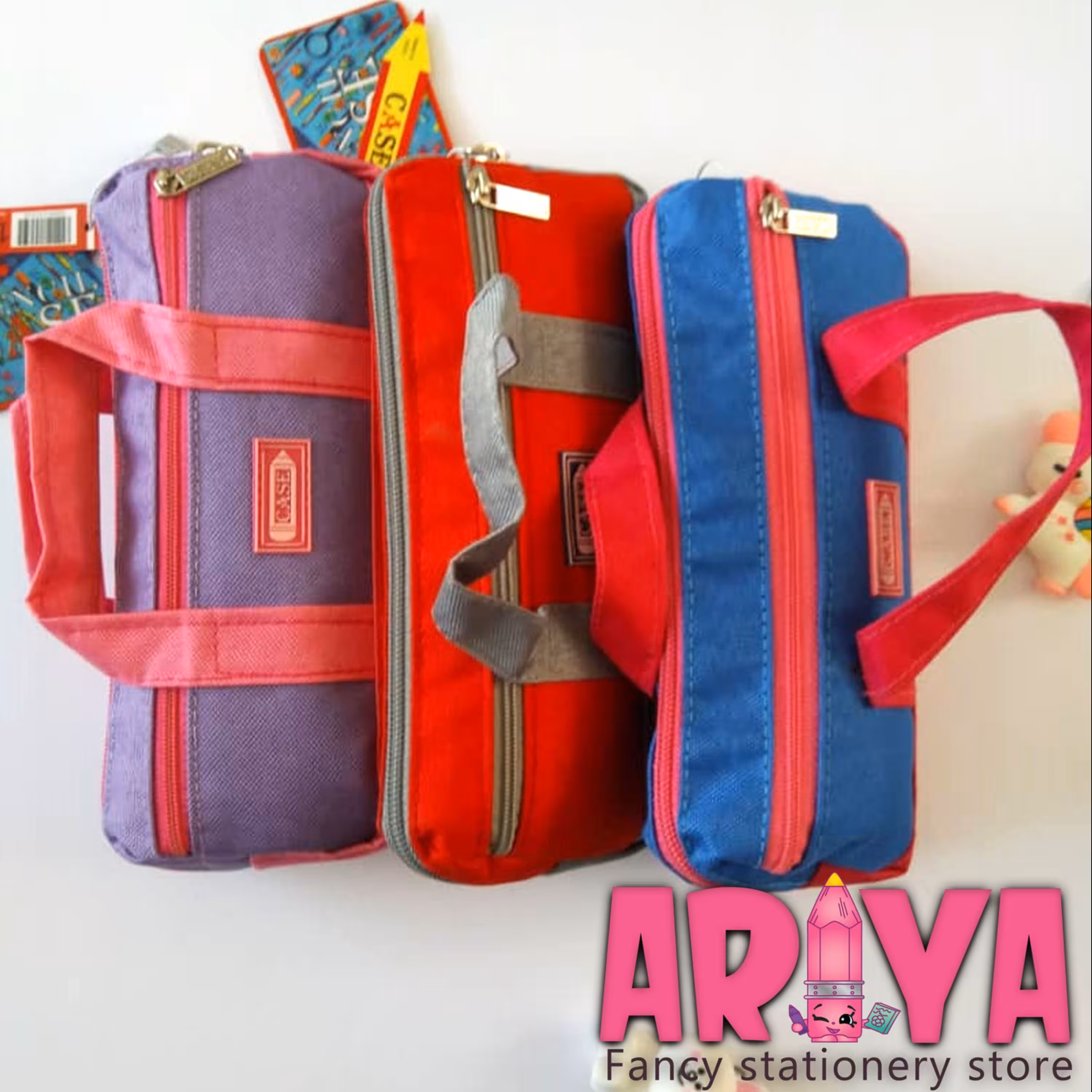 جامدادی سه زیپ دسته دار کیفیت فوق العاده بالا