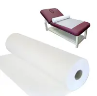 رول یکبار مصرف ملحفه عرض 80،متراژ40 ،وزن 17 گرم  در رنگ  سفید 10 عددی
