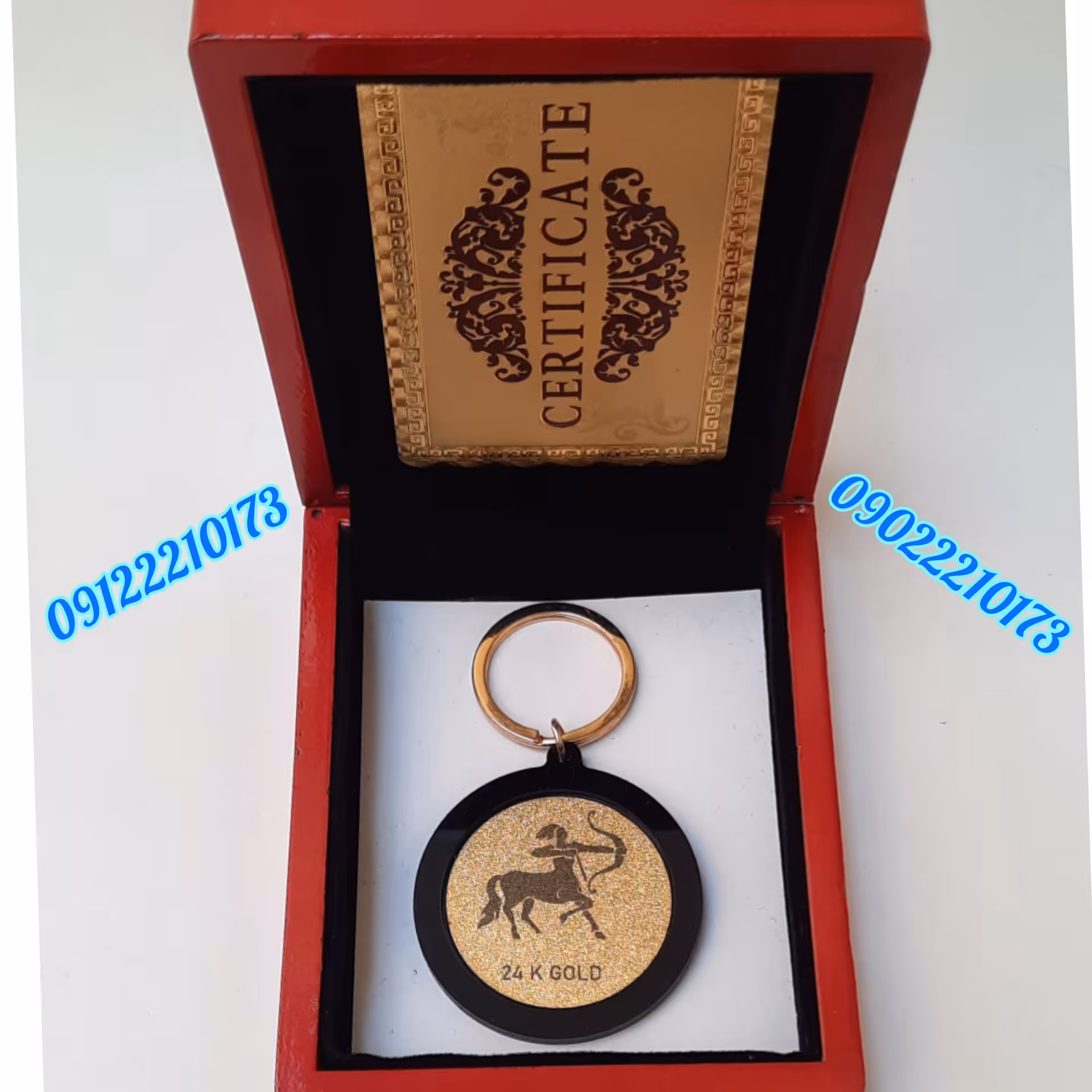 جاسوییچی روکشطلا نماد ماه آذر با شناسنامه اصالت کالا