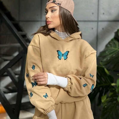 ست هودی شلوار پروانه