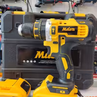 دریل شارژی 18 ولت دو باتری مارک مدون 