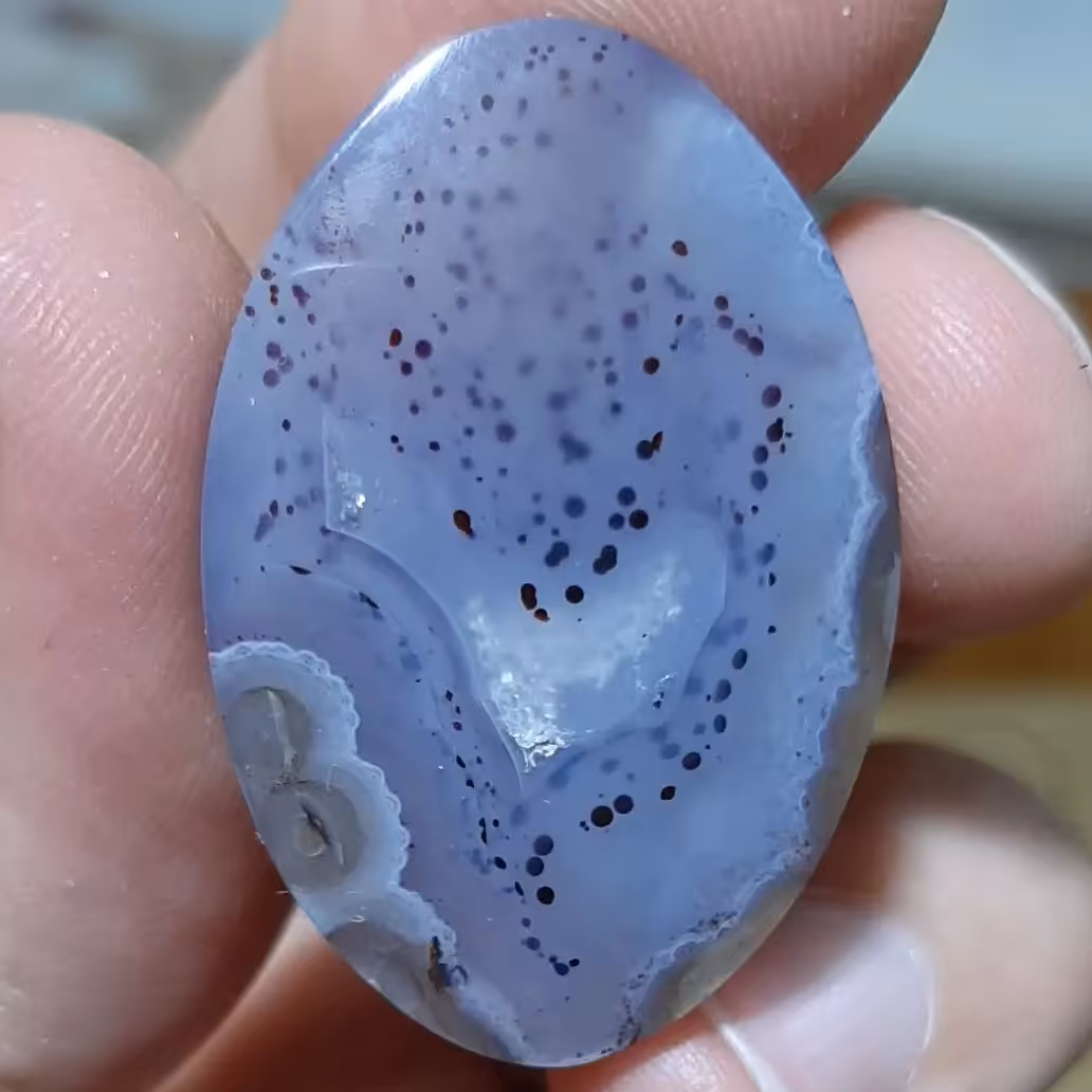 نگین عقیق شجر شن دار