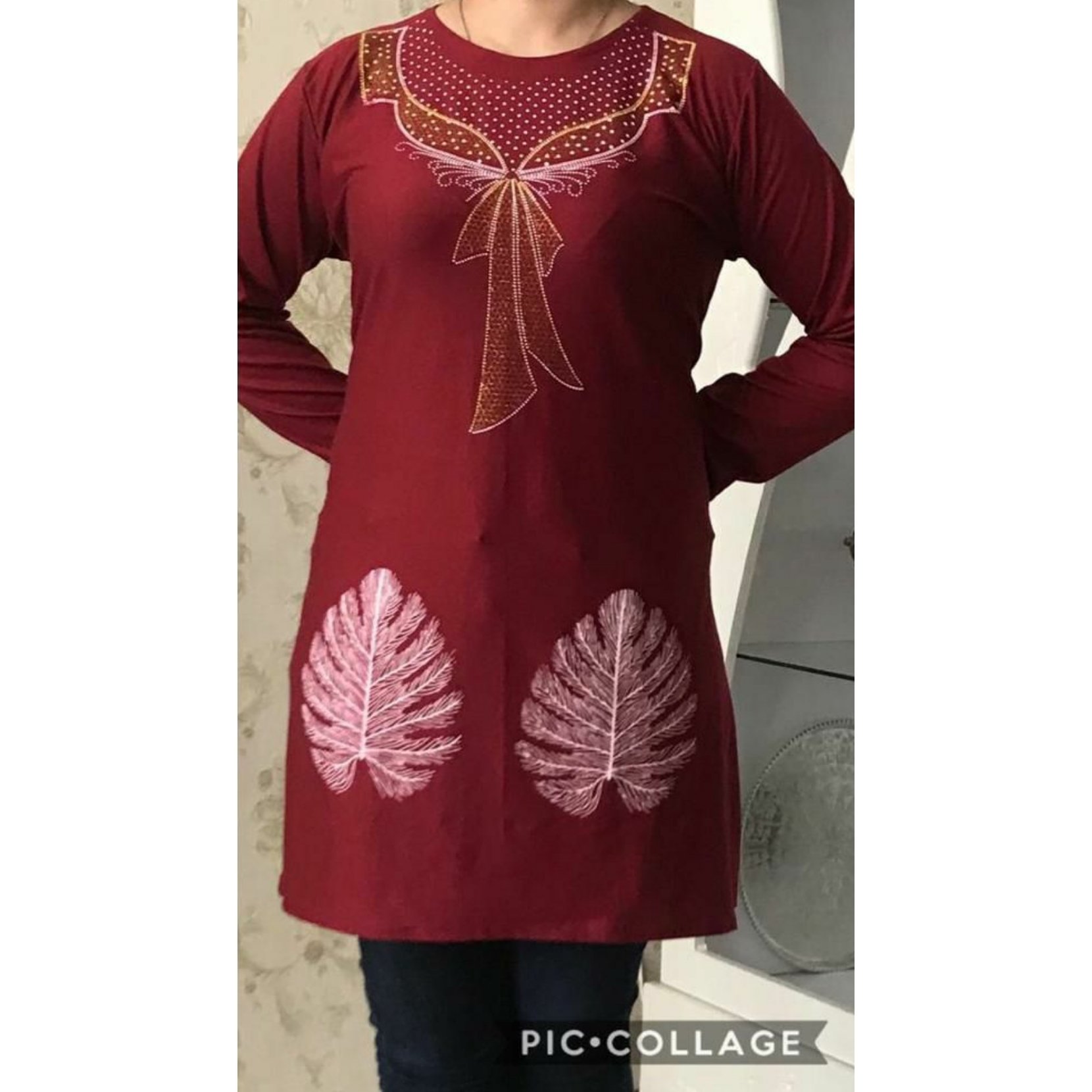 تونیک زنانه سایزبزرگ مناسب پاییز