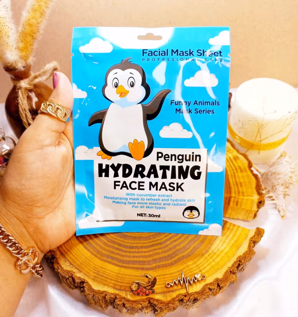 ماسک ورقه ای حیوانات طرح پنگوئن وکالی WOKALI