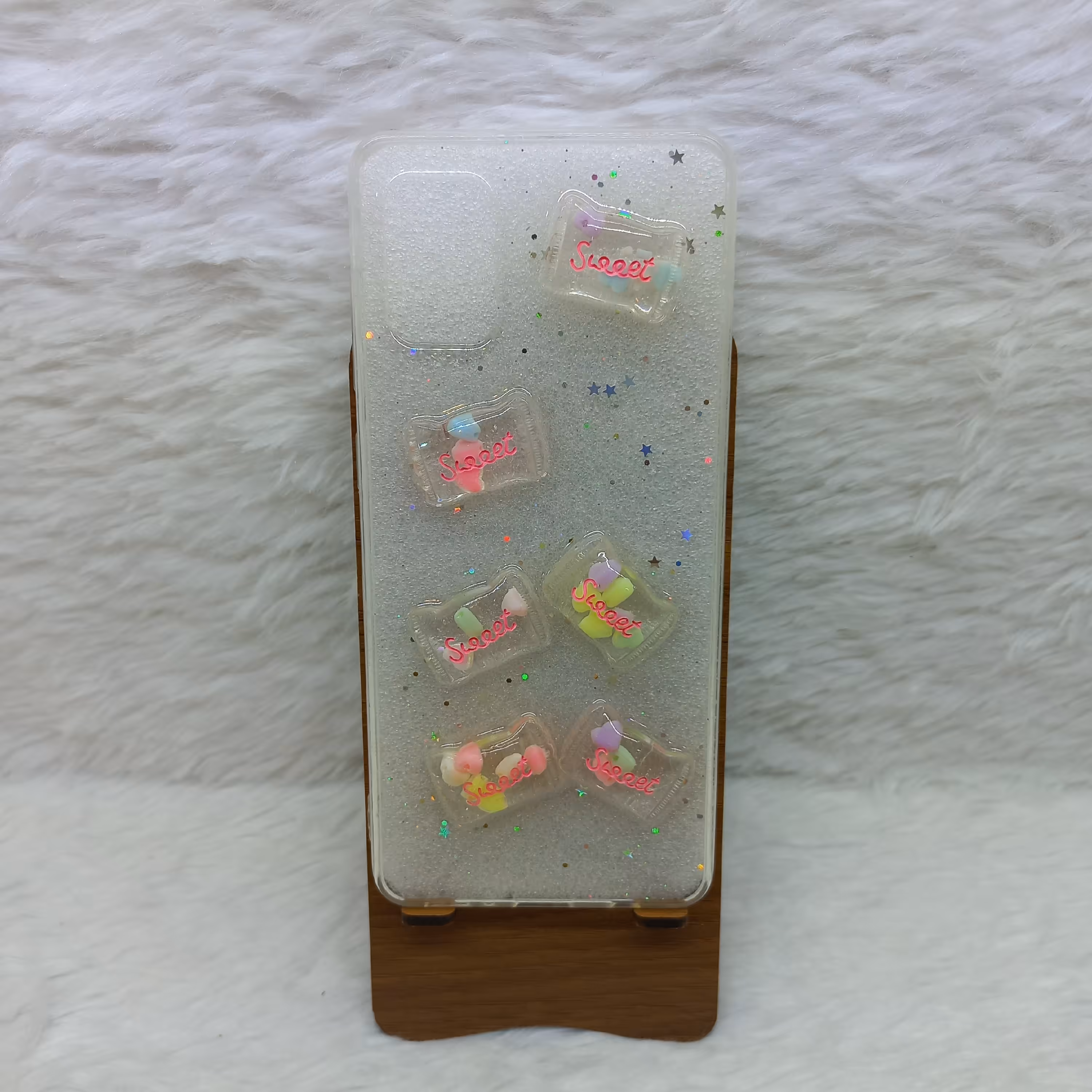 گارد (قاب) گوشی دخترانه A31 مدل برجسته طرح شکلات مناسب گوشی Samsung A31