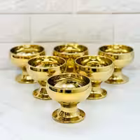 بستنی خوری  طلایی(4ست عمده)