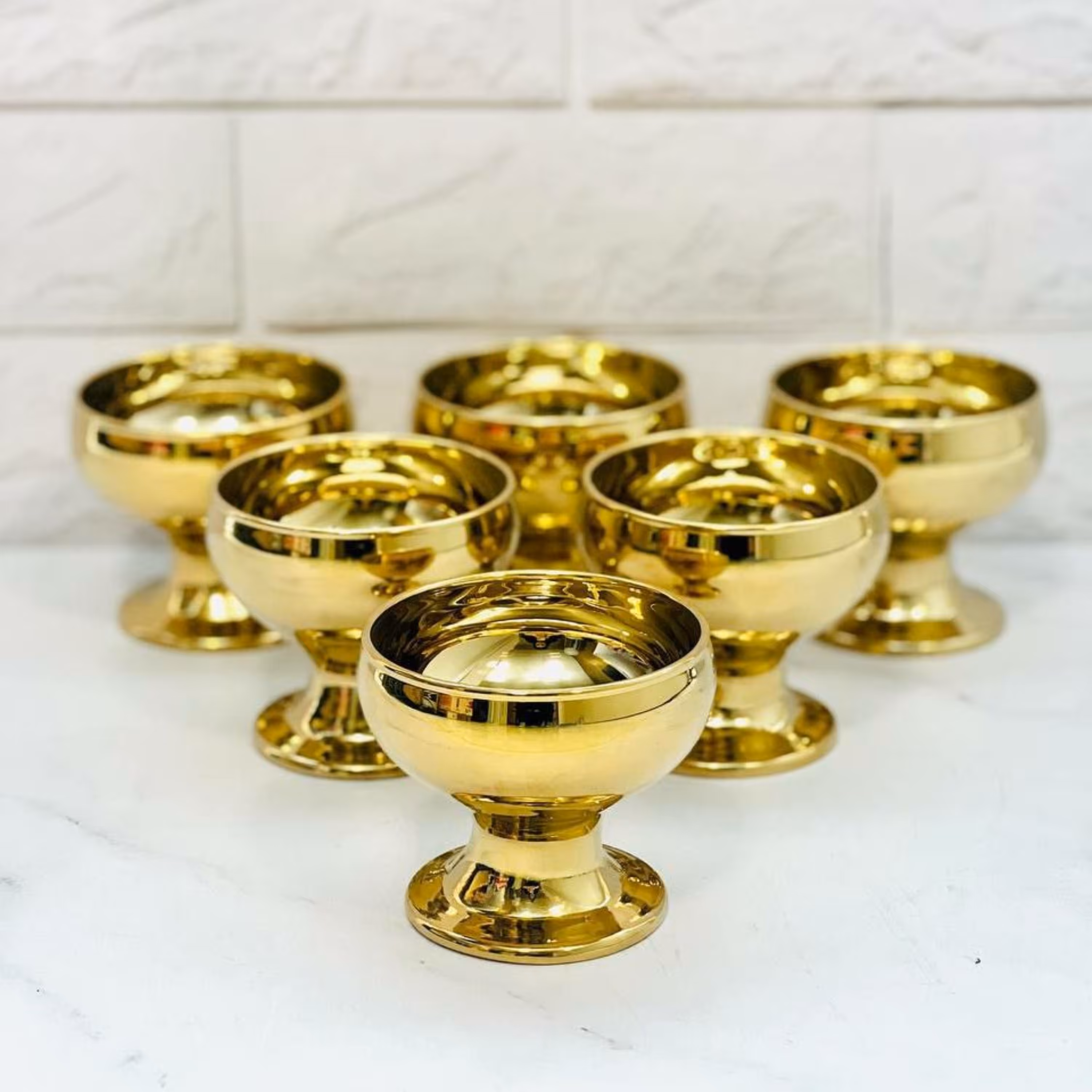 بستنی خوری  طلایی(4ست عمده)