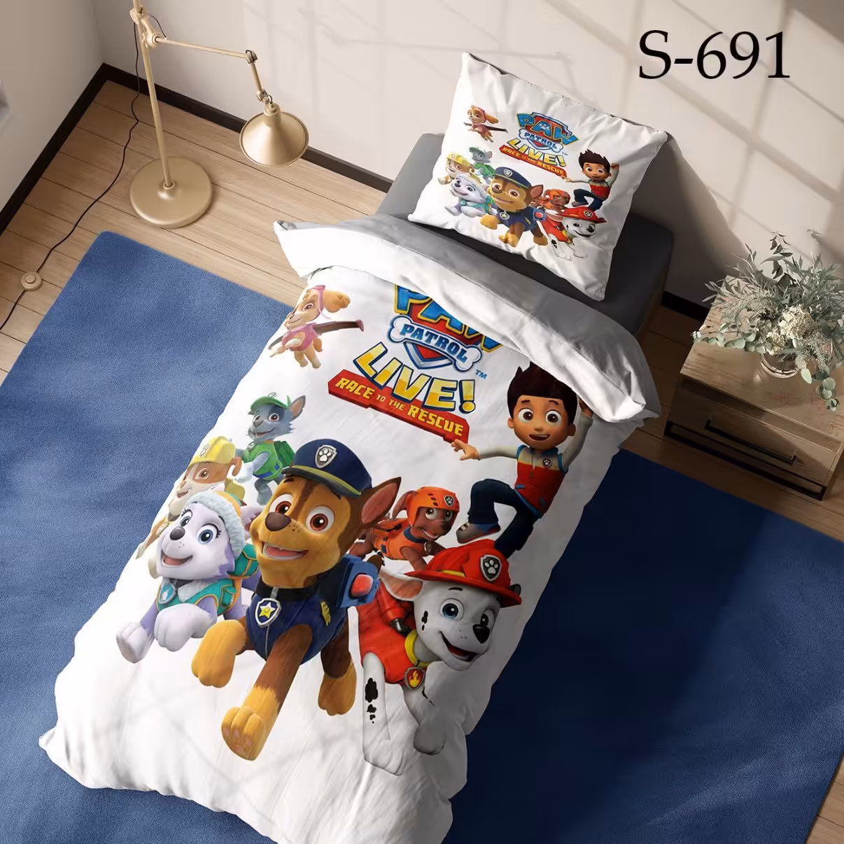 سرویس روتختی یکنفره 4تیکه سگ نگهبان   ارسال رایگان بدون رنگ پس دادن و پرز دهی 