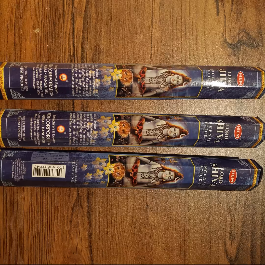 عود لُرد شیوا برند HEM بسته بندی 20 عدد با تخفیف ویژه