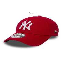 کلاه ورزشی قرمز مردانه و زنانه K 940 MLB HAT اورجینال NEW ERA
