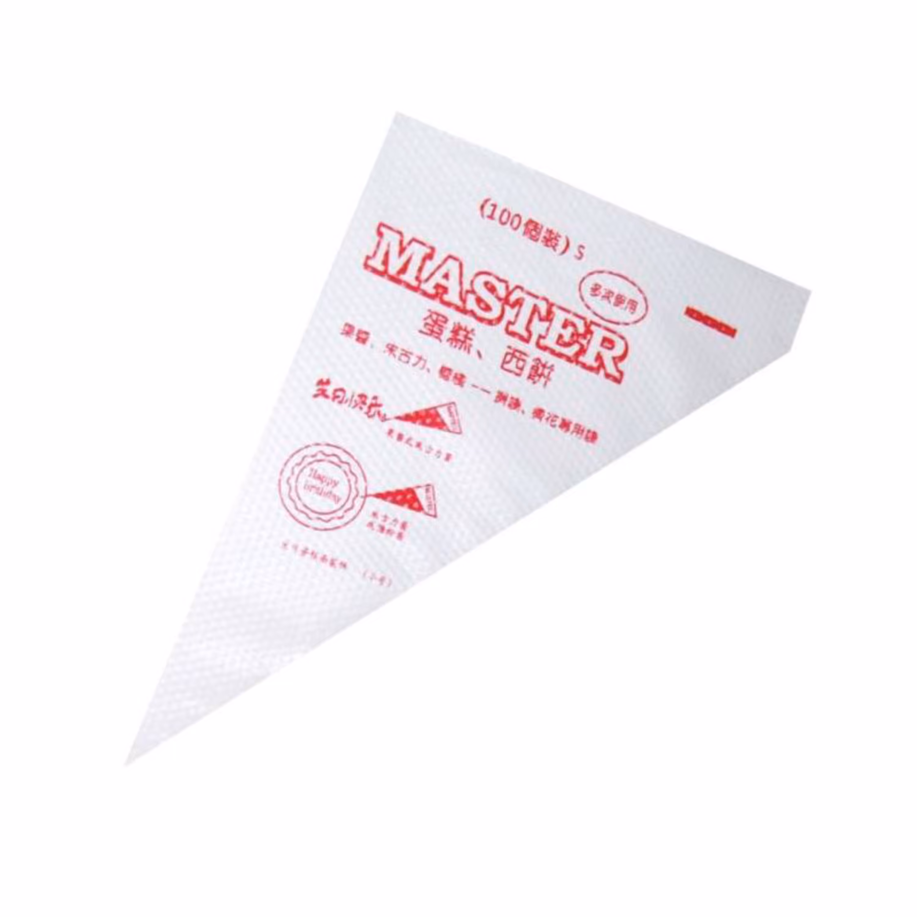 قیف یکبار مصرف مستر 100 تایی بدون دوخت متوسط 