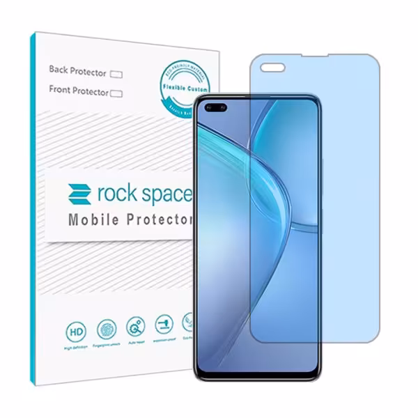 گلس اینفینیکس Zero 8 مدل نانو هیدروژل آنتی بلو برند راک اسپیس کد 9102