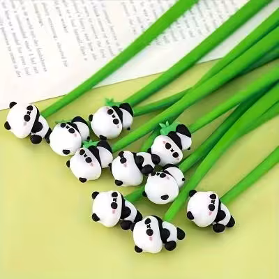 روان نویس سیلیکونی طرح پاند برند kuki خودکار بدنه لرزان