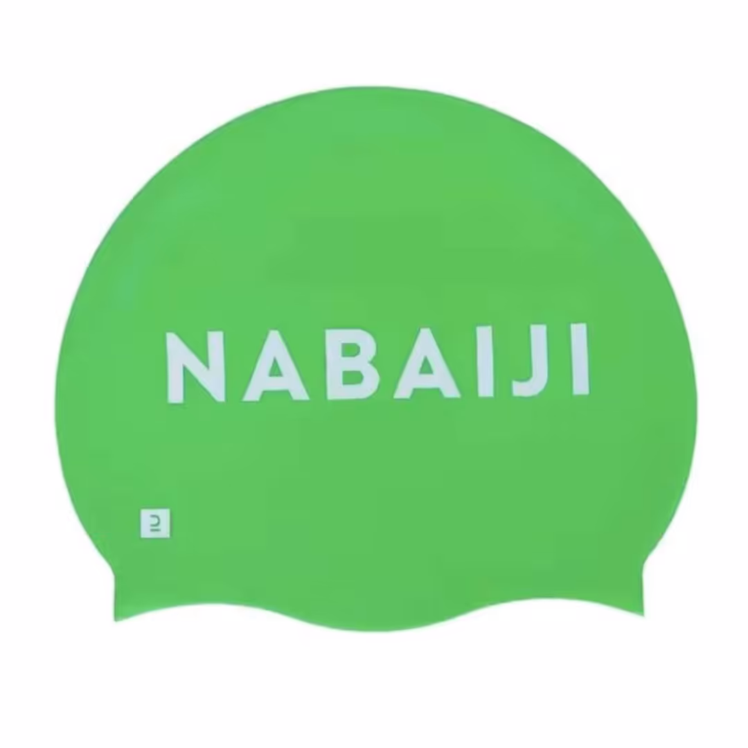 کلاه شنا سیلیکونی نابایجی رنگ سبز - دکتلون