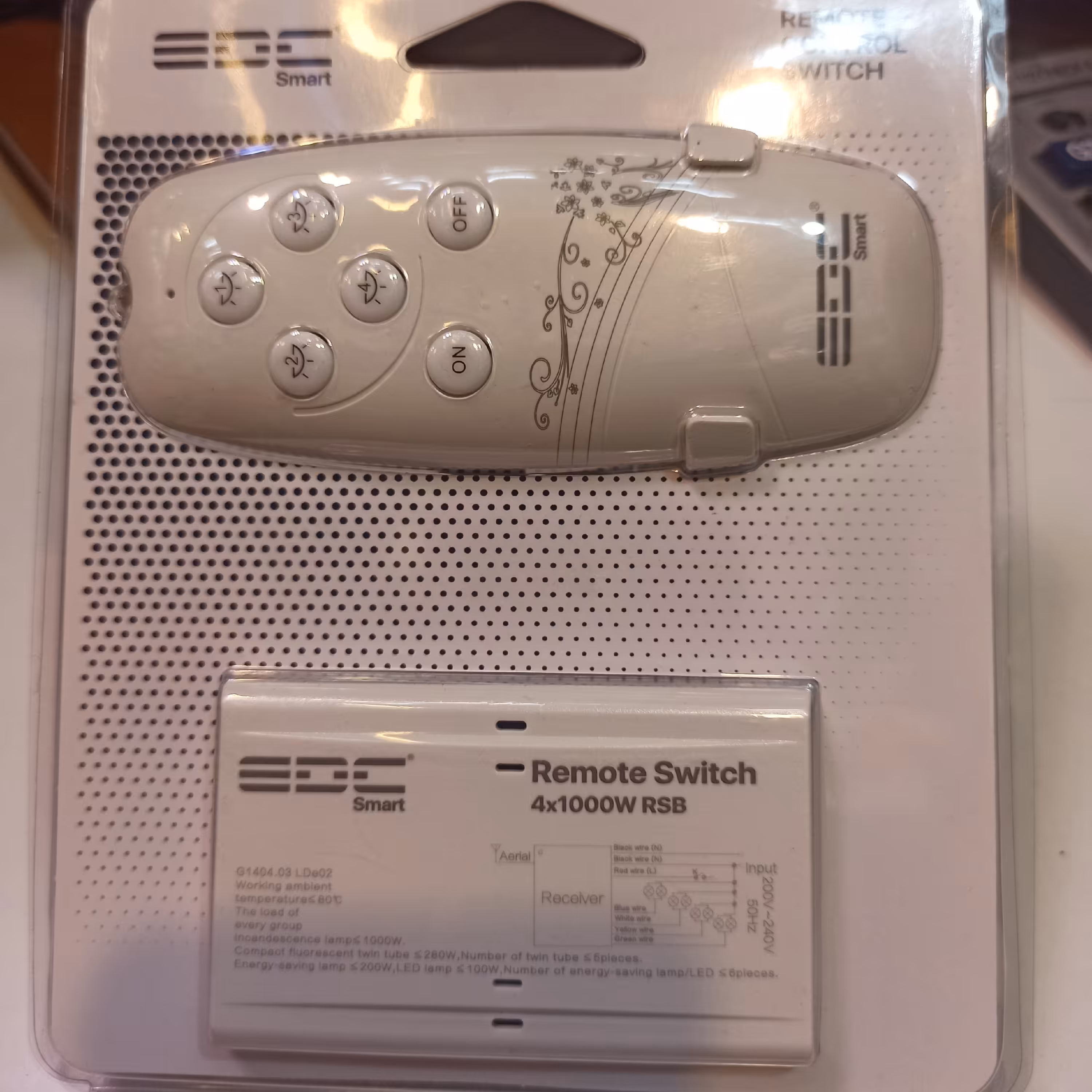 ریموت کنترل 4 کاناله EDC